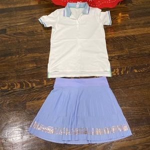 2’ Ivivva set skirt and shirt girl sizes 14
